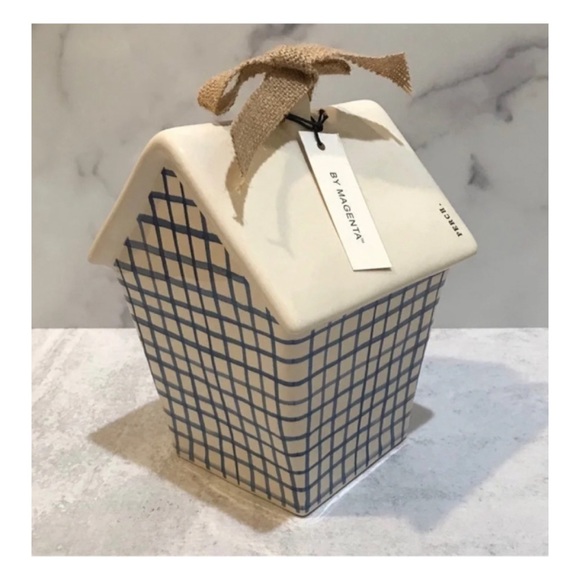 NEW Rae Dunn Plaid Perch Birdhouse - Picture 5 of 5